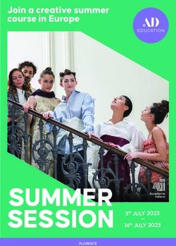 SUMMER SESSION - Join a creative summer course in Europe - 3th JULY 2023 14th JULY 2023 - ESP