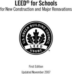LEED for Schools for New Construction and Major Renovations - First Edition Updated November 2007