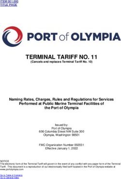 TERMINAL TARIFF NO. 11 - Port of Olympia
