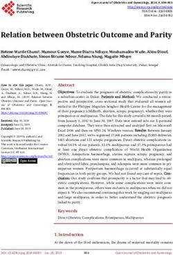 Relation between Obstetric Outcome and Parity - Scientific Research ...