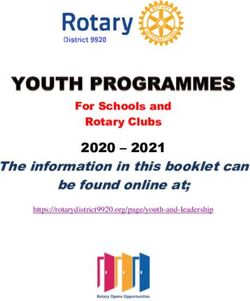 The information in this booklet can be found online at; 2020 - 2021 For Schools and Rotary Clubs - District ...