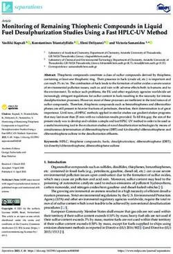 Monitoring of Remaining Thiophenic Compounds in Liquid Fuel Desulphurization Studies Using a Fast HPLC-UV Method