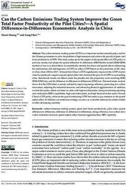 Can the Carbon Emissions Trading System Improve the Green Total Factor Productivity of the Pilot Cities?-A Spatial Difference-in-Differences ...