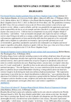 DEOMI NEWS LINKS 19 FEBRUARY 2021 - Defense Equal ...