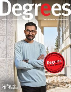 IS NOW ONLINE! ZINE.C A DEGREESM A G A - The University of Regina Magazine - Degrees Magazine