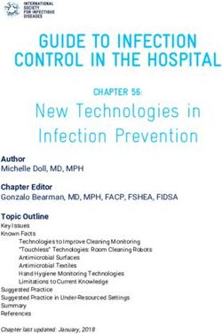 GUIDE TO INFECTION CONTROL IN THE HOSPITAL