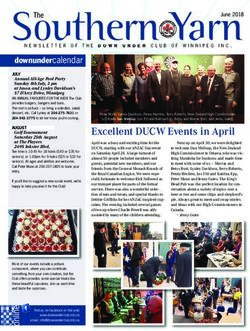 Southern Yarn - Down Under Club of Winnipeg