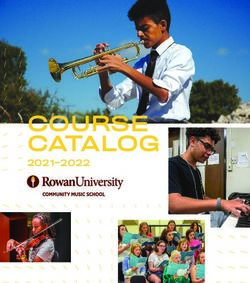 COURSE CATALOG 2021-2022 - Rowan University College of ...