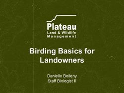 Birding Basics for Landowners - Danielle Belleny Staff Biologist II