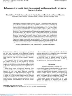 Influences of probiotic bacteria on organic acid production by pig caecal bacteria in vitro
