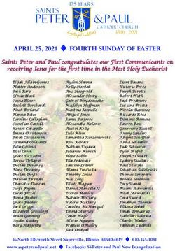 APRIL 25, 2021 FOURTH SUNDAY OF EASTER - cloudfront.net