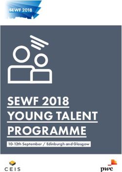 SEWF 2018 YOUNG TALENT PROGRAMME - SEWF 2018 - 10-12th September / Edinburgh and Glasgow - Social Enterprise World Forum