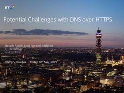 Potential Challenges with DNS over HTTPS - Stefano Ridolfi, Lead Network Architect BT Technology - itnog