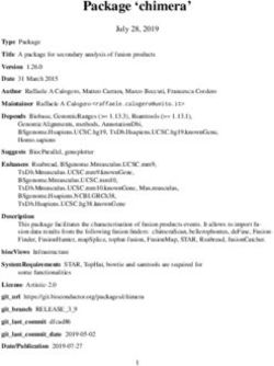 Package 'chimera' July 28, 2019 - Bioconductor