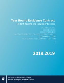 2018.2019 Year Round Residence Contract Student Housing and Hospitality Services FRASER HALL IONA HOUSE MARINE DRIVE PONDEROSA COMMONS Arbutus ...