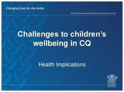 Challenges to children's wellbeing in CQ - Health Implications - Every Child ...