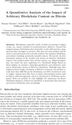 A Quantitative Analysis of the Impact of Arbitrary Blockchain Content on Bitcoin