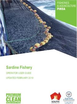 Sardine Fishery OPERATOR USER GUIDE UPDATED FEBRUARY 2019 - PIRSA