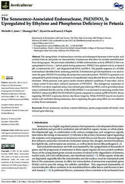THE SENESCENCE-ASSOCIATED ENDONUCLEASE, PHENDO1, IS UPREGULATED BY ETHYLENE AND PHOSPHORUS DEFICIENCY IN PETUNIA - MDPI
