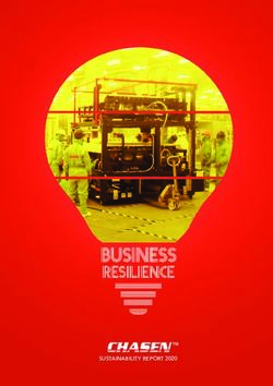 SUSTAINABILITY REPORT 2020 - SGX