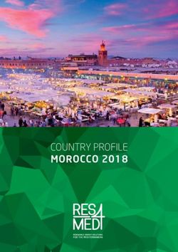 COUNTRY PROFILE MOROCCO 2018 - RES4MED