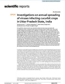 Investigations on annual spreading of viruses infecting cucurbit crops in Uttar Pradesh State, India