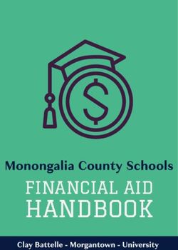 HANDBOOK FINANCIAL AID - Monongalia County Schools