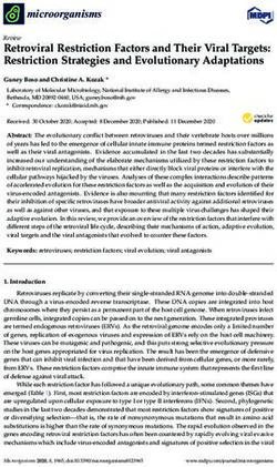 Retroviral Restriction Factors and Their Viral Targets: Restriction Strategies and Evolutionary Adaptations - MDPI