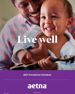 Live well 2021 Preventive Schedule - Penn State Human Resources