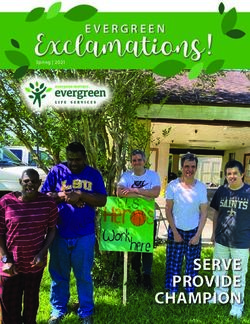SERVE PROVIDE - Spring | 2021 Exclamations! - Evergreen Life Services