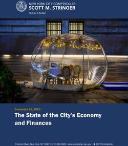 The State of the City's Economy and Finances - December 15, 2020 - Government ...