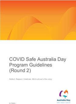 COVID Safe Australia Day Program Guidelines (Round 2) - Reflect. Respect. Celebrate. We're all part of the story - National ...