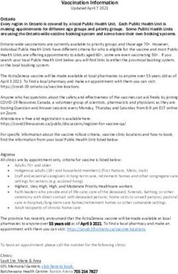 Vaccination Information - Ontario Health Coalition