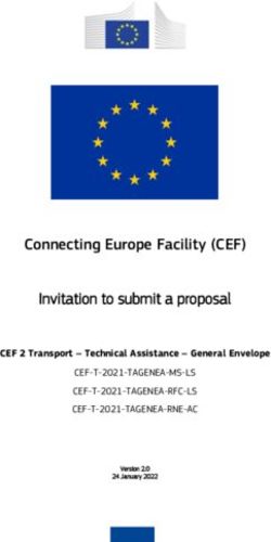 Connecting Europe Facility (CEF) - Invitation to submit a proposal CEF-T-2021-TAGENEA-MS-LS