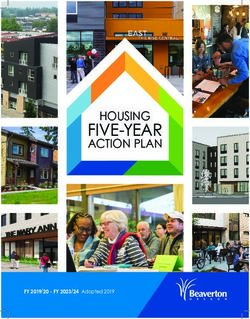 FIVE-YEAR ACTION PLAN - HOUSING - FY 2019/20 - FY 2023/24 Adopted 2019
