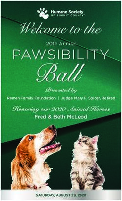 HONORING OUR 2020 ANIMAL HEROES - PRESENTED BY FRED & BETH MCLEOD - HUMANE SOCIETY OF ...