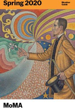 SPRING 2020 MEMBER GUIDE - MOMA