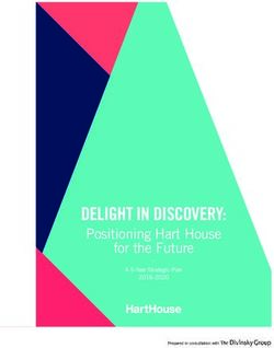 DELIGHT IN DISCOVERY: Positioning Hart House for the Future A 5-Year Strategic Plan