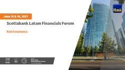 Scotiabank Latam Financials Forum - June 15 & 16, 2021 Ita&uacute; Corpbanca