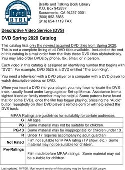 DVD Spring 2020 Catalog - CA.gov