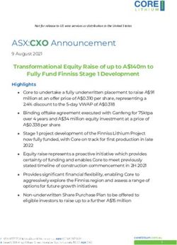 ASX:CXO Announcement 9 August 2021 - Transformational Equity Raise of up to A$140m to