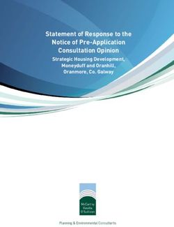 Statement of Response to the Notice of Pre-Application Consultation Opinion - Strategic Housing Development, Moneyduff and Oranhill, Oranmore, Co ...