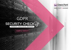 GDPR SAMPLE REPORT - CYBERS