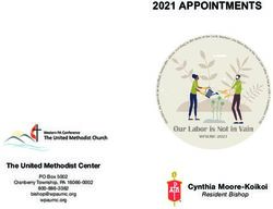 2021 APPOINTMENTS - Cynthia Moore-Koikoi - Western PA UMC