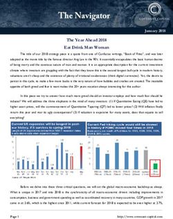 The Year Ahead 2018 Eat Drink Man Woman - Covenant Capital