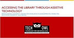 ACCESSING THE LIBRARY THROUGH ASSISTIVE TECHNOLOGY - PENNSYLVANIA'S UNIVERSITY CENTER FOR EXCELLENCE IN DEVELOPMENTAL DISABILITIES EDUCATION ...