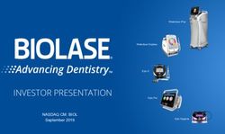 NASDAQ CM: BIOL September 2019 - Waterlase iPlus