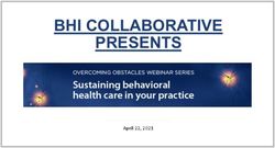 BHI COLLABORATIVE PRESENTS - April 22, 2021