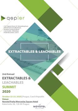 EXTRACTABLES & LEACHABLES SUMMIT 2020 - 2nd Annual - Qepler