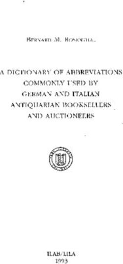 A DICTIONARY OF ABBREVIATIONS COMMONLY USED BY GERMAN AND ITALIAN ANTIQUARIAN BOOKSELLERS AND AUCTIONEERS - ILAB/LILA 1993